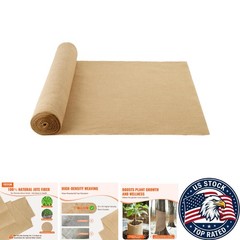 Versatile 40” x 150 ft Jute Burlap Fabric Roll – Perfect for Garden & Home Decor