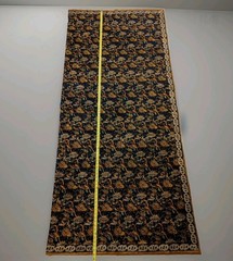 Vtg Batik Sarong Cotton 41”x 89” Fabric Wrap Indonesia Blue