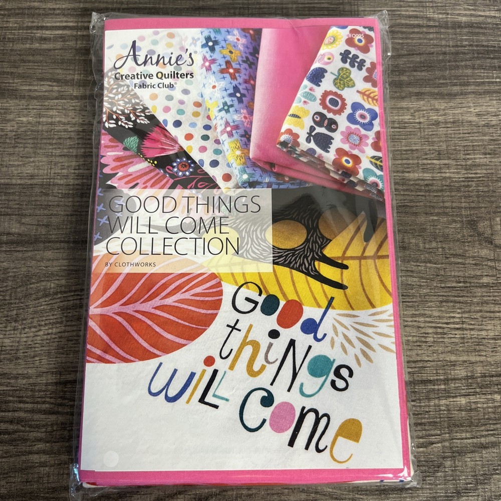 Annie’s Creative Quilters Fabric Club Vibrant Good Things Will Come Clothworks