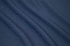 Navy Blue Poplin Fabric Sewing Apparel By The Yard Lightweight