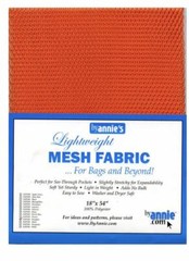 ByAnnie Pumpkin Orange Lightweight Mesh Fabric 45 x 137cm (18 x 54″)