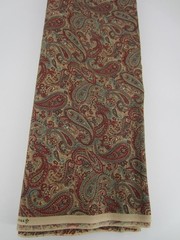 Quilt Fabric 100% Cotton Joan Kessler for Concord Paisley 2 yd 20″ One Piece