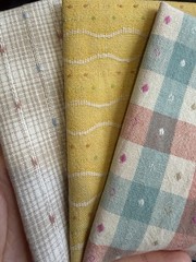 10 pcs Yarn-Dyed Cotton Fabric Bundle 7×9” Patchwork Quilting