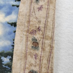WILDERNESS TRAIL Holly Taylor MODA Flannel fabric panel 23×42″ camp canoe rustic