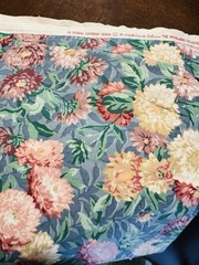 Mill Creek Fabrics Pink Blue Gray Peonies RoseFloral 2 +Yds 54”W COTTAGE COTTON