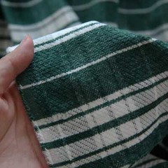 Dark Green Plaid Fabric for Coats Jacket Sofa Cover Pillowcase Skirts Tablecloth