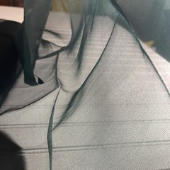 SILK GREEN FABRIC 6 Yards x 21 Inches Wide or 216 Inches x 21 Wide