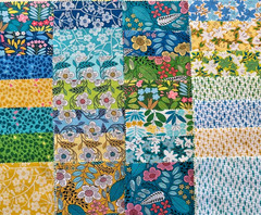 BLOOMING COLOR 2 BY WOLFF PAPER LAYER CAKE FOR BENARTEX 10X10 42PC NIP