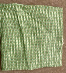 Serena Dugan Panarea Fabric – Fava/Turquoise $190/yard Linen 1.5 Yds PERFECT