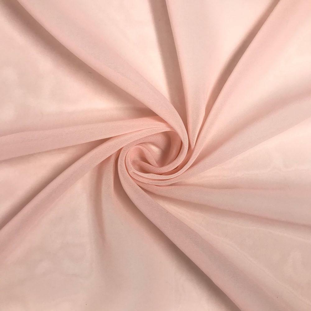 Solid Chiffon Fabric Polyester Dress Sheer 58/60″ Wide by The Yard All Colors