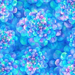 HOFFMAN – Color In Bloom – Spectrum Digital – Floral – Aurora 1/4yd