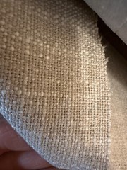 Pottery Barn Washed Grain Sack Flax FABRIC by the yard