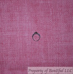 BonEful FABRIC FQ Cotton Quilt Purple Burlap Print Linen Look Blender Small RARE