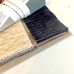 Pindler Plush Fabric Sample Book Upholstery Chenille 34 PCS Jewel Tones