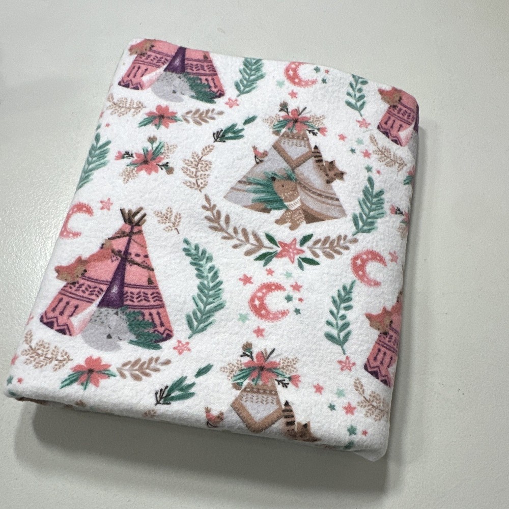 Jo-Ann Magic MJNT Cotton Flannel Fabric Brushed Boho Teepee Multicolor 34 in.