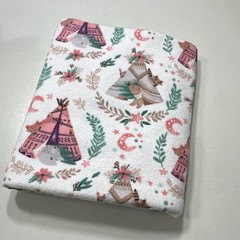Jo-Ann Magic MJNT Cotton Flannel Fabric Brushed Boho Teepee Multicolor 34 in.