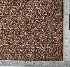 Cotton FLANNEL Brown Fabric PAM BUDA Blender BY THE YARD