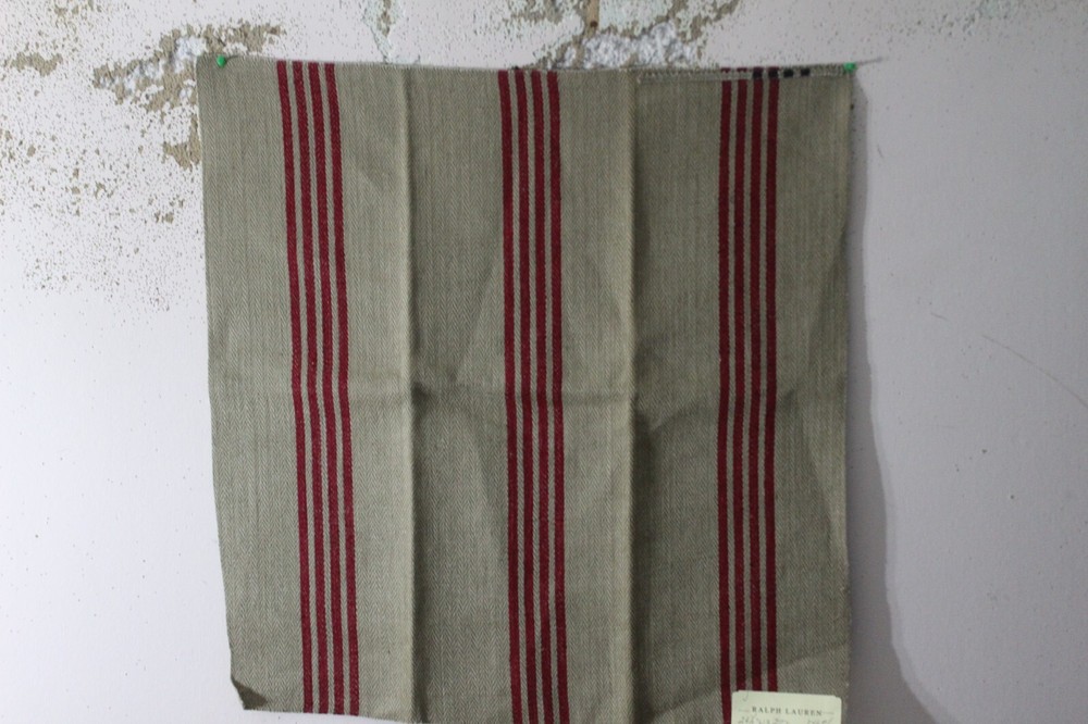 Ralph Lauren, Driftwood Stripe, 26.50″ W X 27″ L, Various Colors