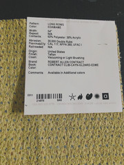 ROBERT ALLEN Long Rows in Edamame 17 1/4″ Woven Boucle Fabric Sample