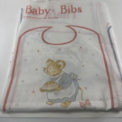 Vintage That’s Our Baby Bibs Do It Yourself Sewing Panels A Sheet Of 10 W/ Mice