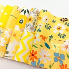 40 PCS Jelly Roll Fabric Strips For Quilting 2.6 Inch Precut Cotton Floral Pro