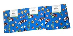 Super Mario World Fat Quarter Fabric Bundle 18″ X 21″ 100% Cotton Blue Nintendo