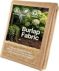 Versatile 20 Inch by 7 Foot Jute Fabric Roll for Rustic Crafts and Home Projects