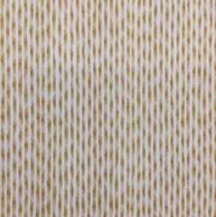 4.5 Yard Remnant of Yellow and White Striped Home Decor Fabric