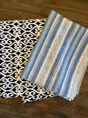 Vintage Fabric Cloth Assorted Patterns Crafts Quilt 10lbs Over 26.5 yards