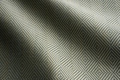 Perennials Geometric Diamond OUTDOOR Fabric- Chelsea Square / Blue Spruce 2.1 yd