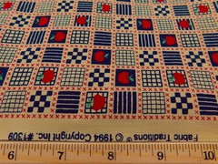 Americana Apple Plaid 1994 from Fabric Traditions #1309 31″