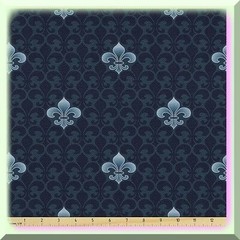 Waterproof Fleur De Lis Tapestry Fabric 108×58 inches