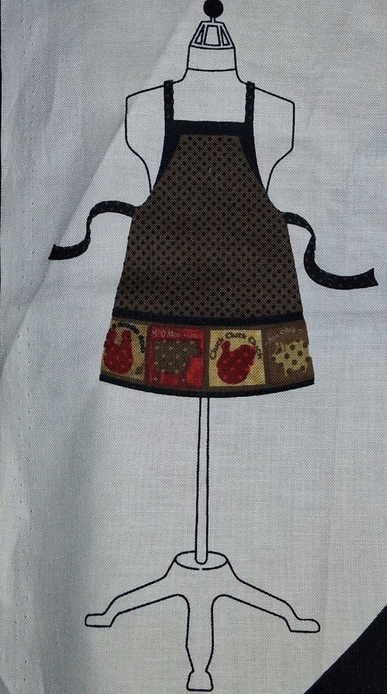 Polka Dot Farm Simple Sew Apron Panel High Fashionable Farm Patty Reed Chicken
