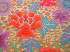 Kaffe Fassett Cotton Fabric 1 Fat Quarter Dream in Aqua Large Floral Print
