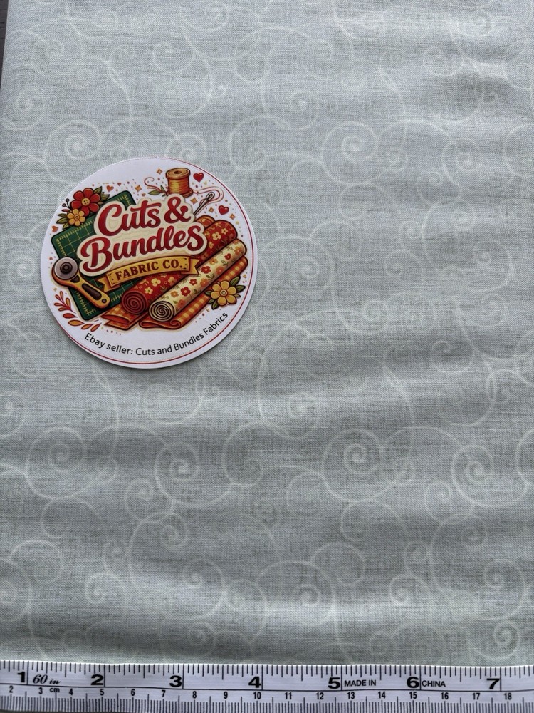 Henry Glass Quilting Fabric by the yard Cotton Whimsy Basics Swirl Charcoal Gray