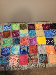 150 Batik Fabric 2.50″ Quilt Squares Bundle 100% Cotton Charm