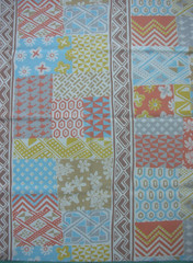 VTG UPCYCLED FLORAL BED SHEET FAT QUARTERS 18 X 22 LOT 20 COT/POLY CRAFT SEWING