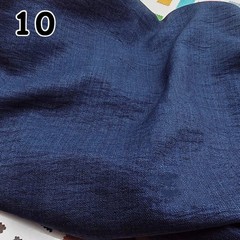 50*150cm Summer Cool Soft Faux Linen Cotton Fabric Wrinkle Texture DIY Designer
