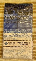Island Batik Fabric Strips Wild Blue Yonder 40 Pieces 2.5 Inch 20 Designs