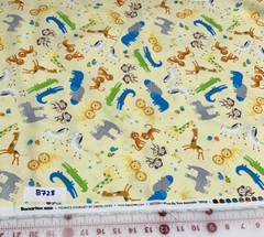 ‘Noah’s Journey’ Two By Two Animals Cotton Quilt Fabric Kanvas Half Yard