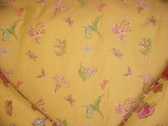 7-7/8Y Kravet Couture 23590 Butterfly Fils Cupe Lampas Brocade Upholstery Fabric