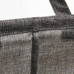 Fabric boxSquare with handle gray 32817