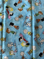 Snoopy Peanuts Comics Characters Fabric Print: 18 1/4 x 42 1/2