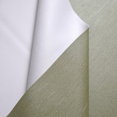 Sage Green Slub Texture Upholstery Vinyl Fabric 54″ Dupioni Look By The Yard