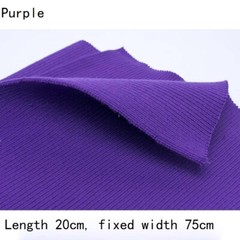20cm DIY Knit Ribbed Fabric Stretch Trim Neckline Cuff Waistband Rib Trims Soft