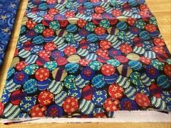 Vintage Jo-Ann Fabrics Cotton Christmas Fabric 2 Separate Yards 36 X 44”