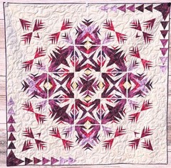 Island Batik – Starlit – Cosmic Shapes – Purple Magenta, Fabric BTY