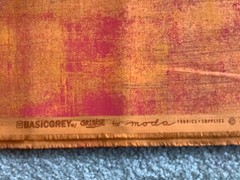 Moda Quilt Fabric Grunge Orange by BasicGrey 1 & 2/3 yards