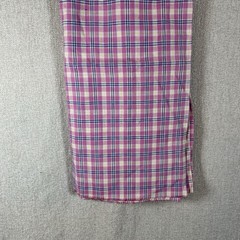 Pink Plaid Fabric 2.1 Yards x 44” Wide Cotton Blend Sewing Quilting Material