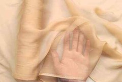 55”Wide Solid Silk Crinkled Chiffon Fabrics Scarf Material Silk Georgette Crepe
